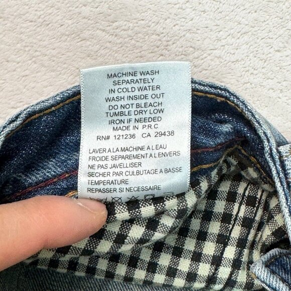 Cult of Individuality Hagen Relaxed Selvedge Distressed Button-Fly Jeans W32 L34 - Picture 15 of 16